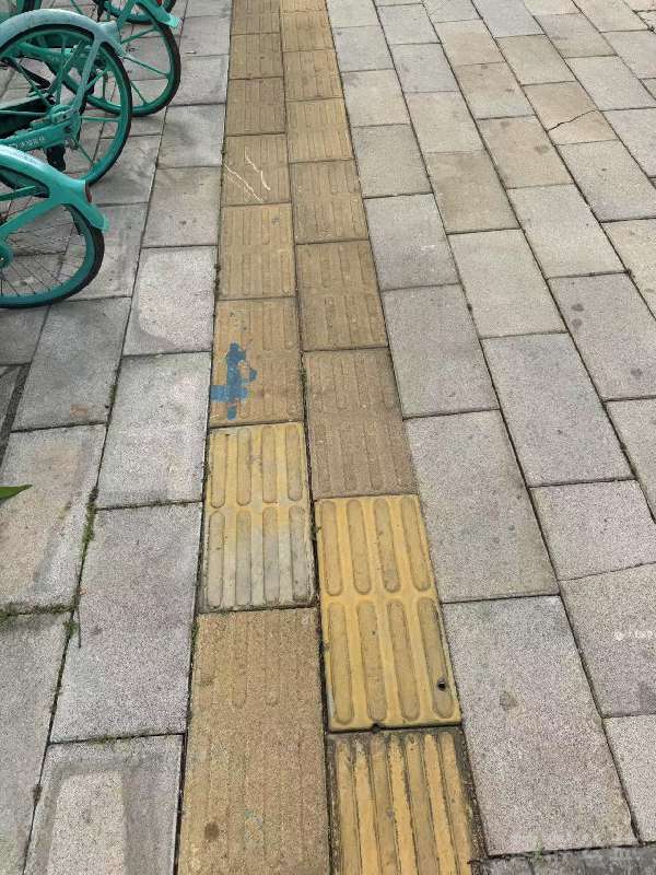 盲道问题处理后图片