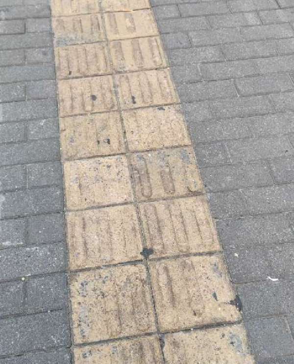 盲道问题处理后图片